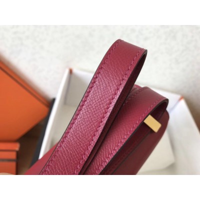 Hermes Constance 24 Handmade Bag In Ruby Epsom Leather