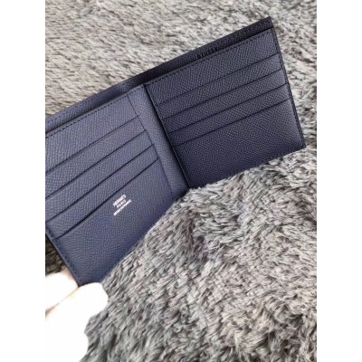 Hermes Dark Blue MC2 Copernic Compact Wallet