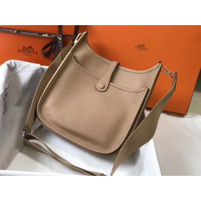 Hermes Evelyne III 29 PM Bag In Trench Clemence Leather