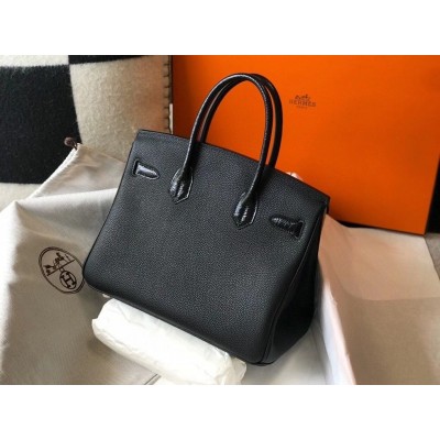 Hermes Touch Birkin 25cm Limited Edition Black Bag