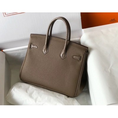 Hermes Touch Birkin 25cm Limited Edition Taupe Bag