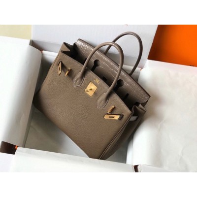 Hermes Touch Birkin 30cm Limited Edition Taupe Bag