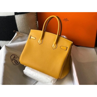 Hermes Touch Birkin 30cm Limited Edition Yellow Bag